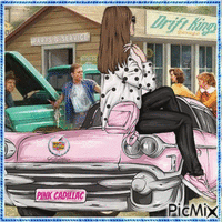 Concours : Cadillac rose