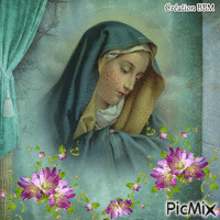 Vierge Marie par BBM animowany gif
