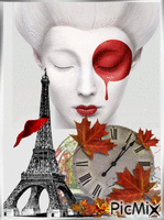 Autumn in Paris анимиран GIF