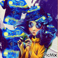 van Gogh alisa art animēts GIF