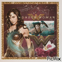 Wonder Woman - GIF animado grátis