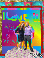 Hany and Vvian - Free animated GIF