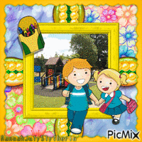(♠)Children Playing(♠) Animated GIF