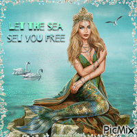 Let The Sea Set You Free - Gratis geanimeerde GIF