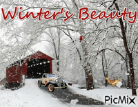 Winter's Beauty geanimeerde GIF