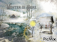 Winter - GIF animado grátis