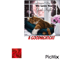 Just a goodnight cat - Бесплатни анимирани ГИФ