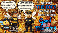 Apiary Cops Are Bees - GIF animé gratuit