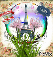 PARIS animuotas GIF