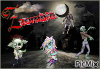 Zombies animasyonlu GIF