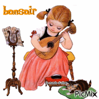 bonsoir - Бесплатный анимированный гифка