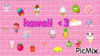 kawaii <w< <333 animuotas GIF