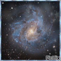 Peaceful Galaxy - GIF เคลื่อนไหวฟรี