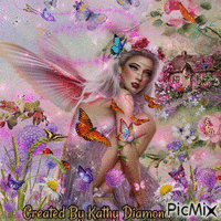 Butterfly Lady - Free animated GIF