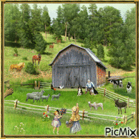 Farm Animals - GIF animé gratuit