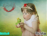 petite fille trop chou - GIF animate gratis