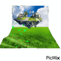 Небесный остров Animated GIF