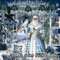Comes Saint Nicholas!1 - Animovaný GIF zadarmo