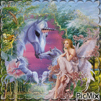 Licorne et fée