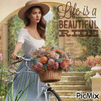 LIFE IS A BEAUTIFUL RIDE анимирани ГИФ
