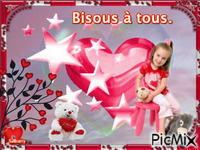 Bisous. Animiertes GIF