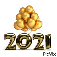 Feliz Ano Novo 2021 - Bezmaksas animēts GIF