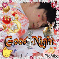 good night soobin GIF animata