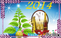 Wszystkiego najlepszego w 2014 roku - Δωρεάν κινούμενο GIF