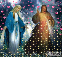 Maria e Jesus - Gratis animeret GIF