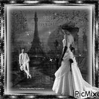Paris In B&W animoitu GIF