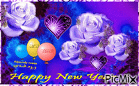 Happy New Year~~ - Gratis geanimeerde GIF
