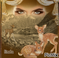 Les Bambi анимиран GIF