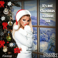 It's not Christmas without you animowany gif