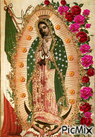 Virgen de Guadalupe GIF animé