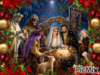 Jesus's Birthday - Ingyenes animált GIF