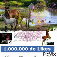 1000000 de likes - GIF animé gratuit