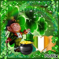 Happy St. Patrick's Day анимированный гифка