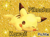 Pikachu Kawaii - GIF เคลื่อนไหวฟรี