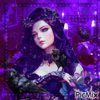 Purple Gothic - Gratis animerad GIF