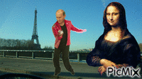 Mona Lisa animovaný GIF