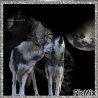 Les Loups - GIF animado gratis