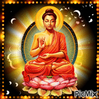 God Budha - GIF animado gratis