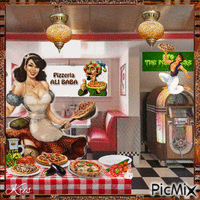Pizza - Bezmaksas animēts GIF