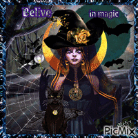witch and moon- Belive in magic