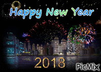 New Year animasyonlu GIF