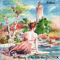 Notice the beauty of the little things. 动画 GIF