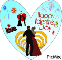 Happy Valentine's Day анимированный гифка
