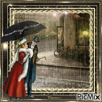 Sotto la pioggia - Безплатен анимиран GIF