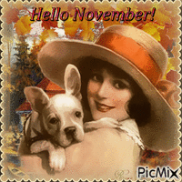 Hello November - Gratis animerad GIF