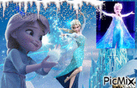 la reines des neiges - 免费动画 GIF